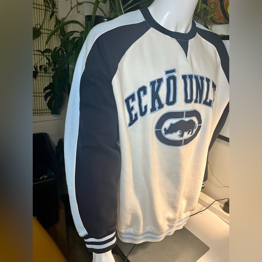Ecko Unlimited Knit XL white and blue Garment